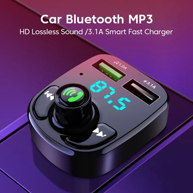 Robot Bluetooth Car - LED MP3 voiture Bluetooth FM récepteur