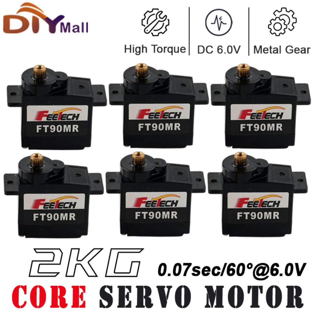 Micro Servo - 1/2/4 pièces Feetech FT90M numérique engrenage