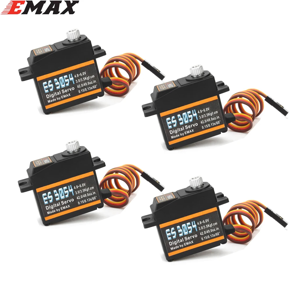 Servo Sg90 - EMAX-Servo numérique à engrenages métalliques, ES08MDII,