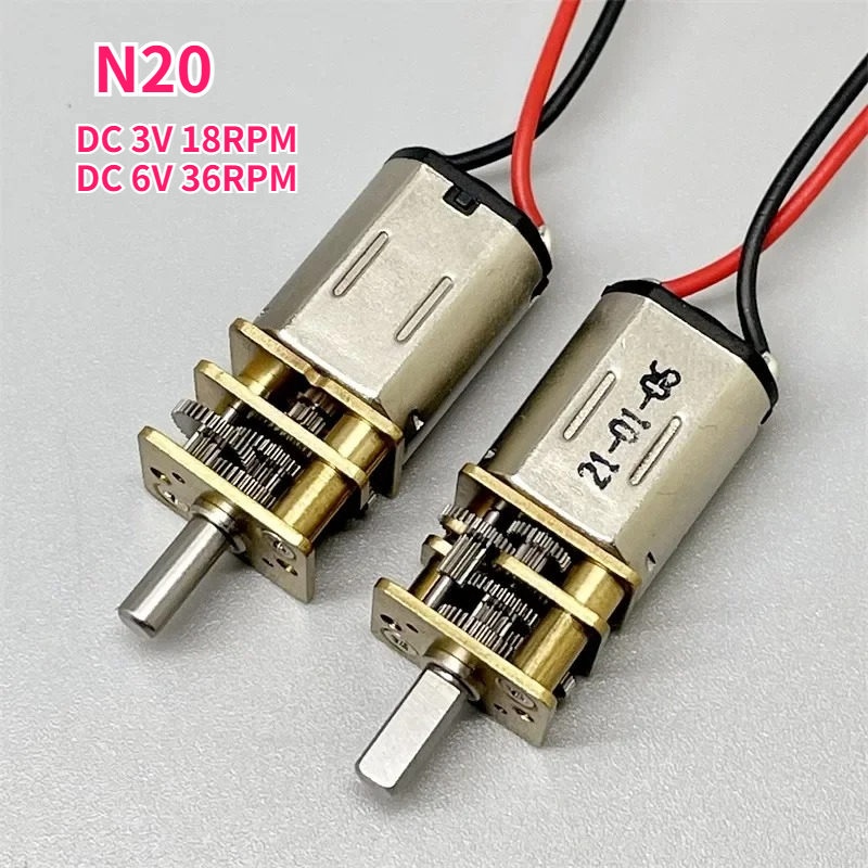 N20 DC 3V 18 tr/min 6V 36 tr/m - Geared Motor avis et prix