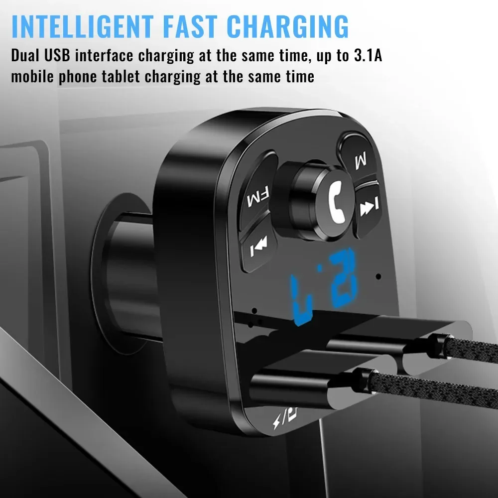 Kit émetteur FM Bluetooth 5.0  - Robot Bluetooth Car avis et prix