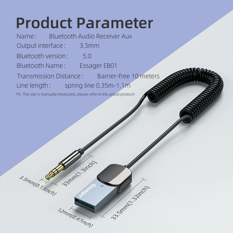 Essager-Récepteur audio Blueto - Robot Bluetooth Car avis et prix